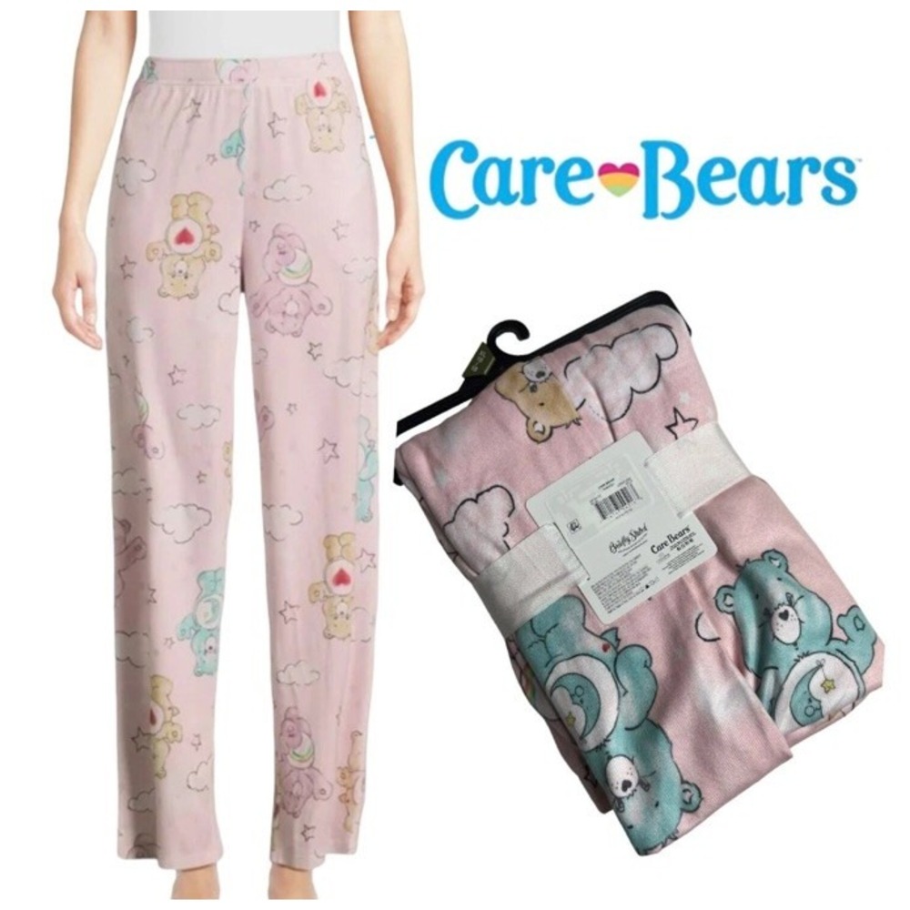 Care Bears Pajama Sleep Pants 3X 22W-24W Pink Y2K Cute Cozy Lounge NWT